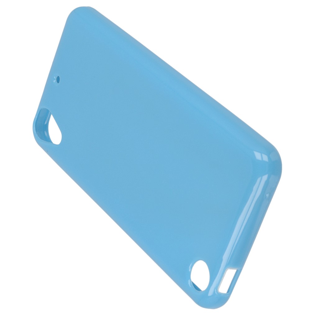 Pokrowiec silikonowe etui BACK CASE niebieskie HTC Desire 530 / 5