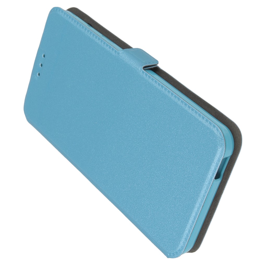 Pokrowiec etui Flexi Book niebieski HTC Desire 530 / 5