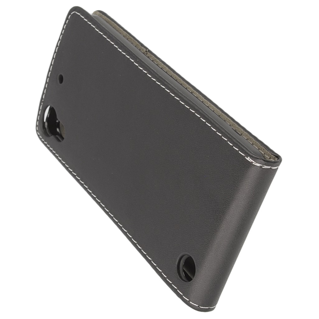 Pokrowiec z klapk na magnes Prestige Slim Flexi czarny HTC Desire 530 / 5