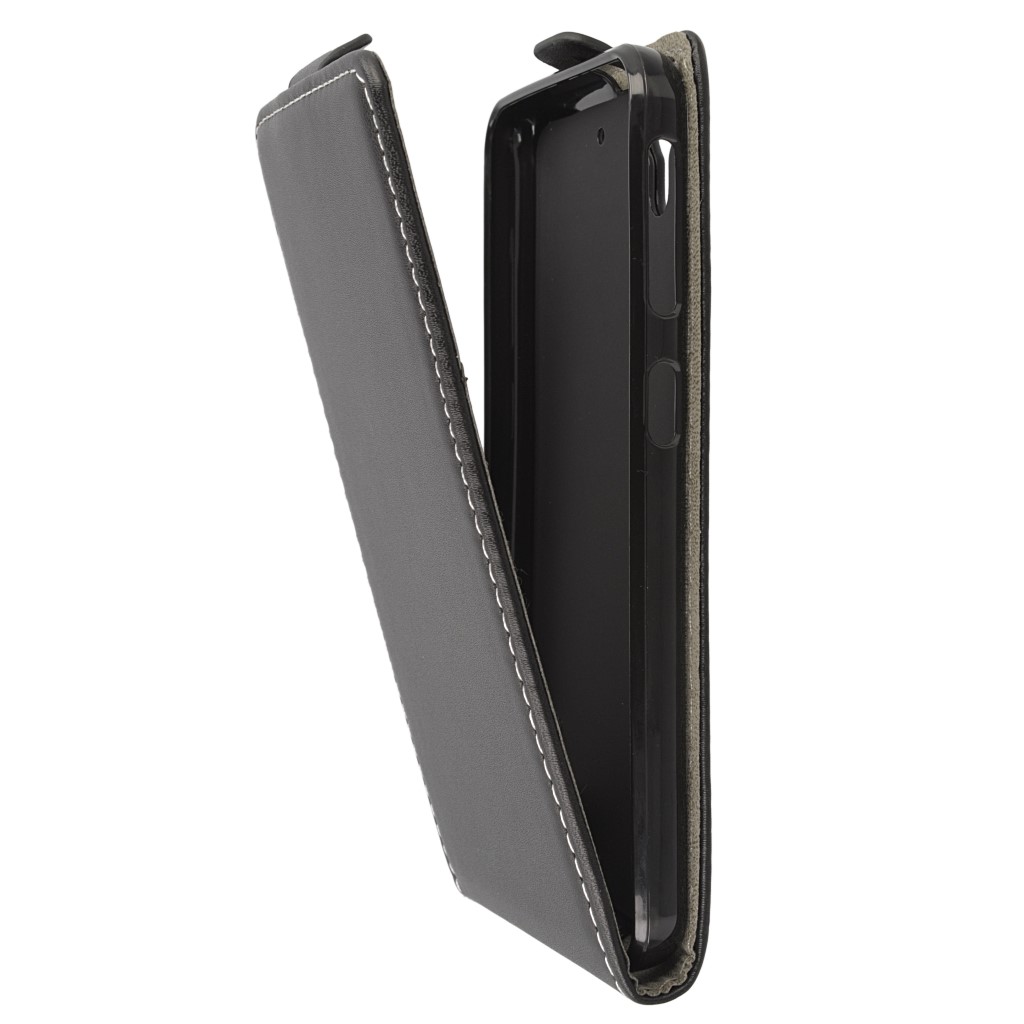 Pokrowiec z klapk na magnes Prestige Slim Flexi czarny HTC Desire 530 / 8