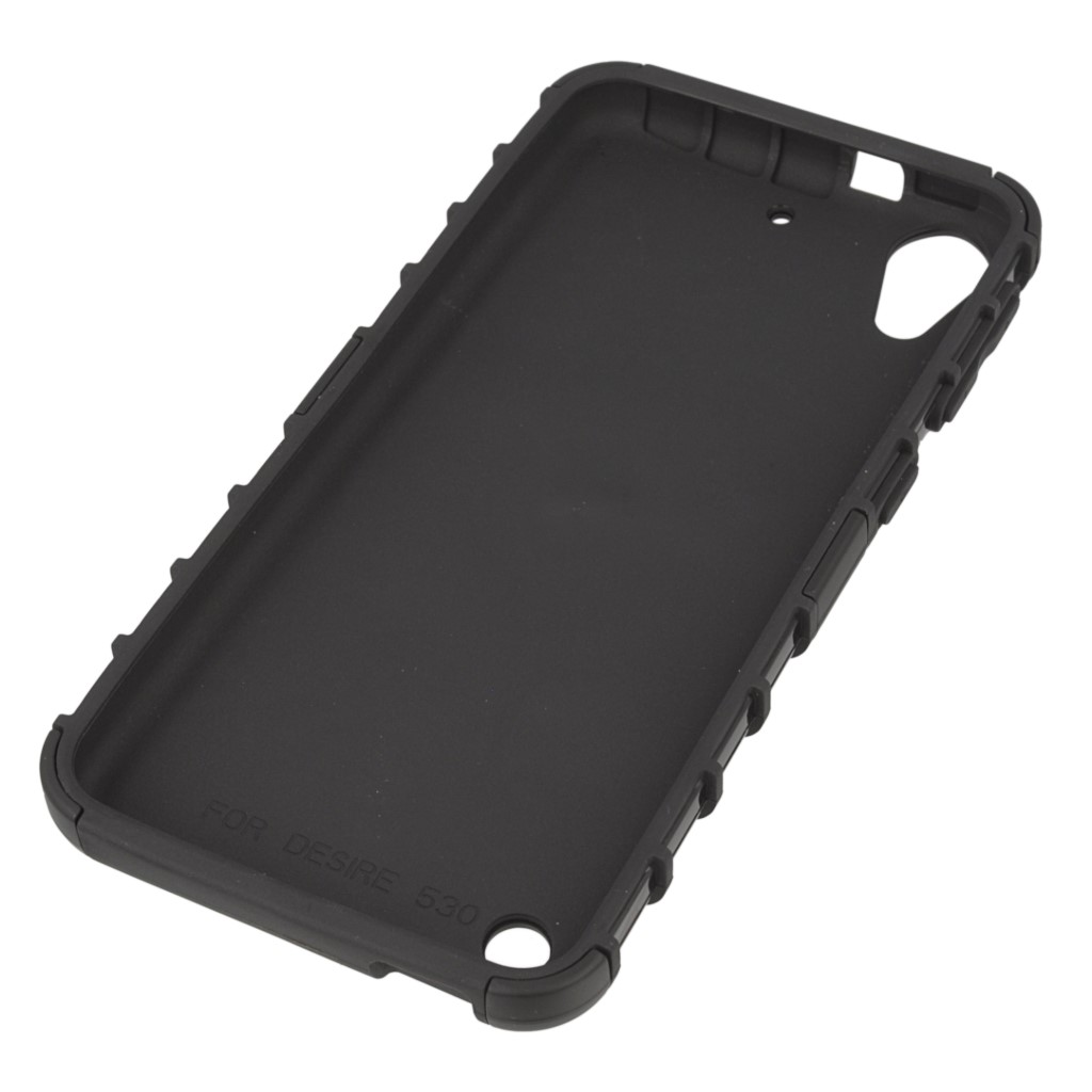 Pokrowiec etui pancerne Hybrid Case czarny HTC Desire 530 / 3