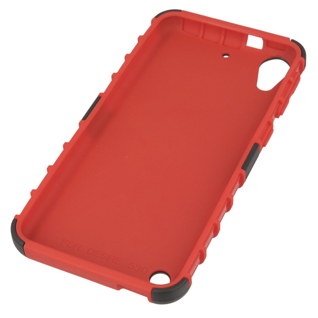 Pokrowiec etui pancerne Hybrid Case czerwony HTC Desire 530 / 3