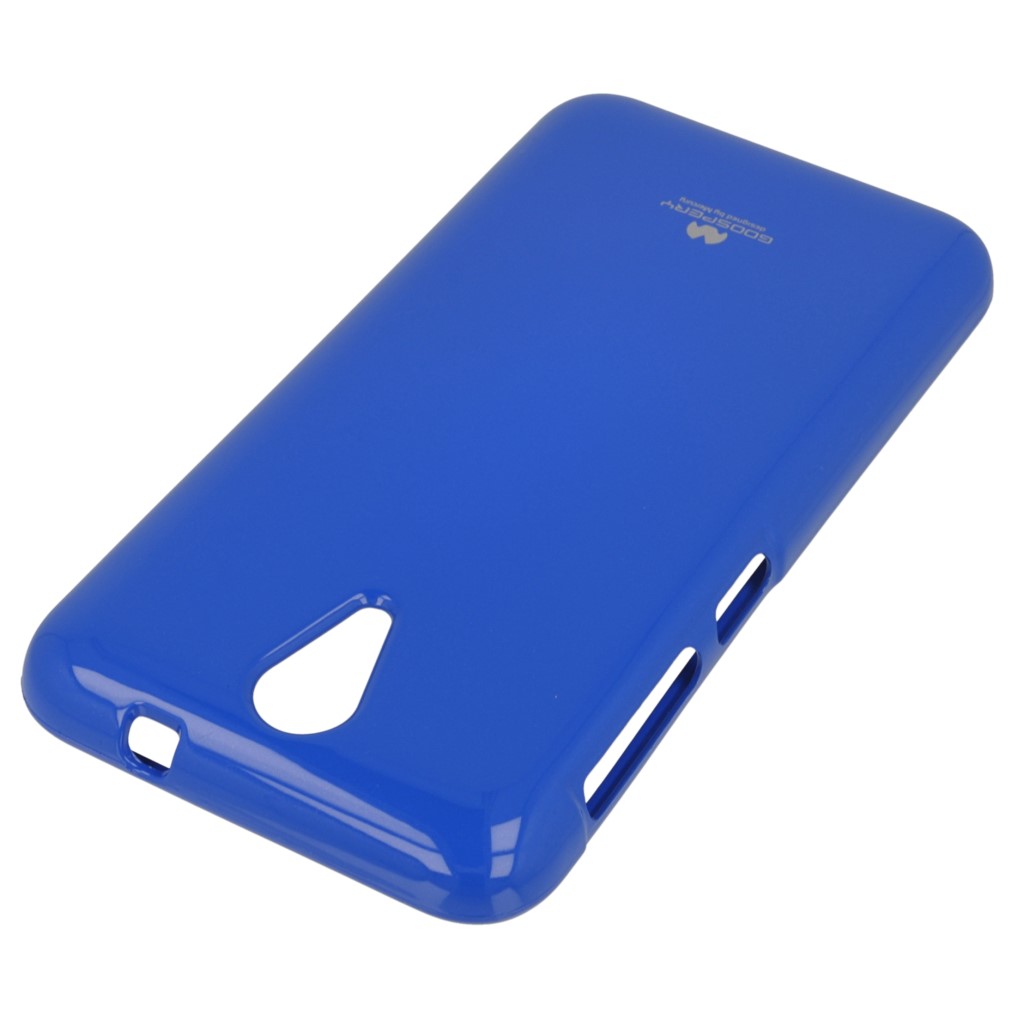 Pokrowiec etui silikonowe Mercury JELLY CASE niebieskie HTC Desire 620 / 2