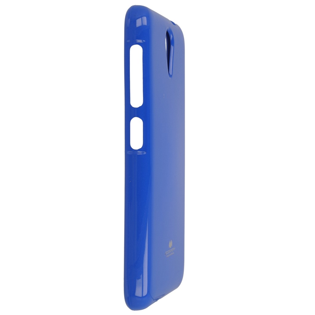 Pokrowiec etui silikonowe Mercury JELLY CASE niebieskie HTC Desire 620 / 5
