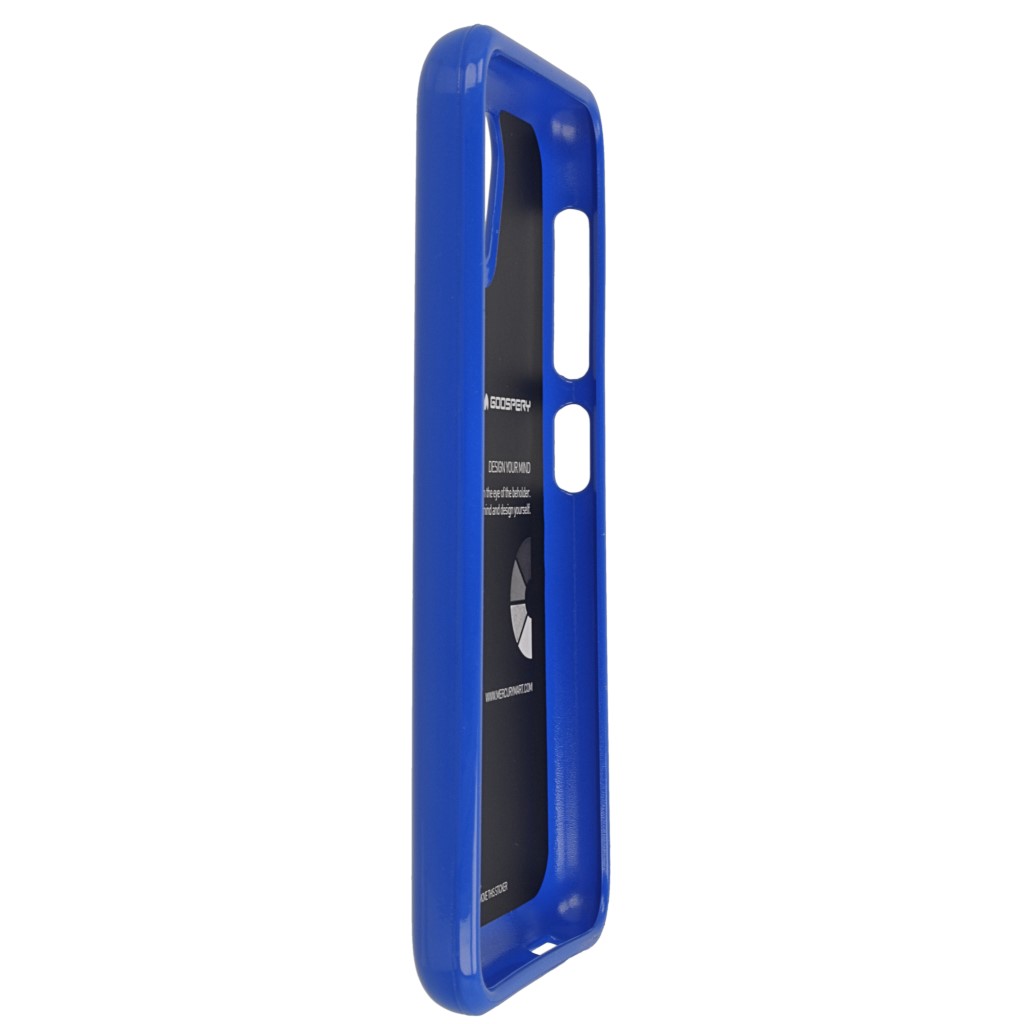 Pokrowiec etui silikonowe Mercury JELLY CASE niebieskie HTC Desire 620 / 6