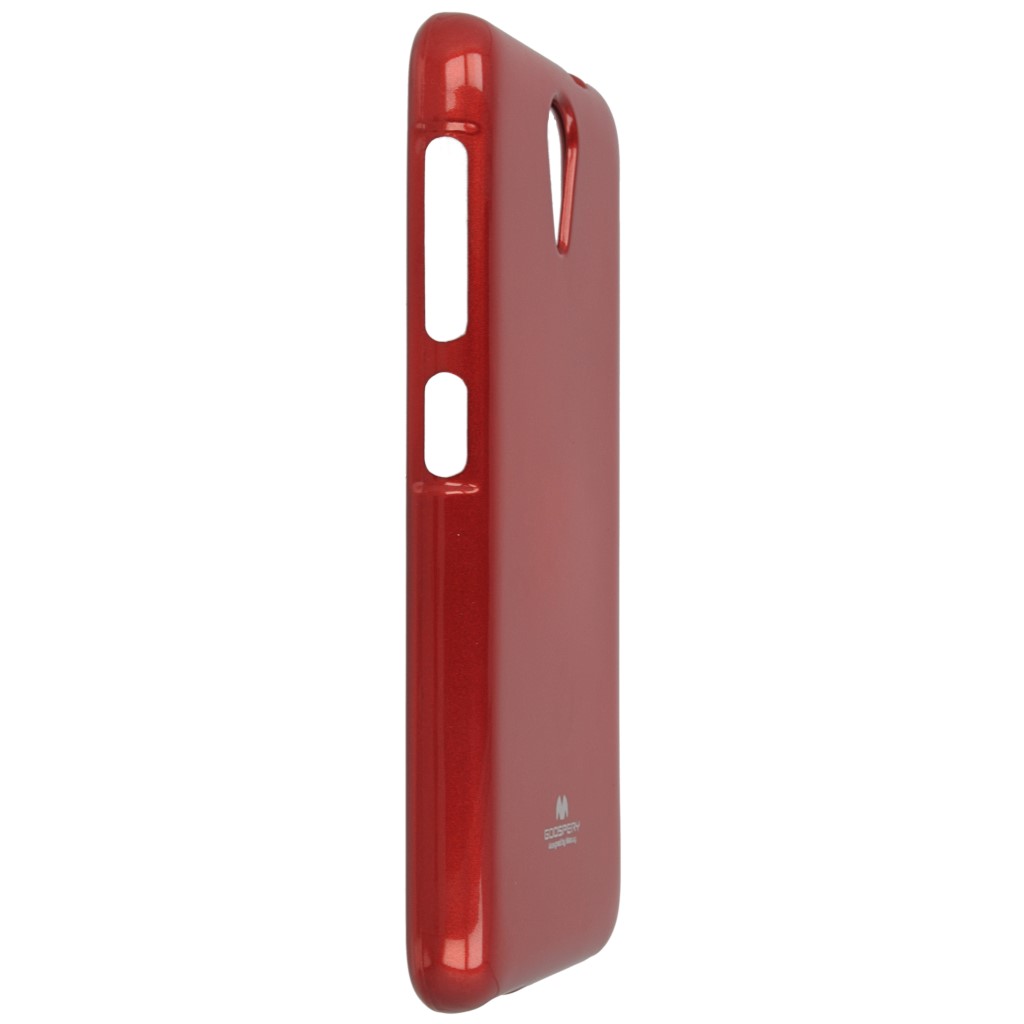 Pokrowiec etui silikonowe Mercury JELLY CASE czerwone HTC Desire 620 / 5