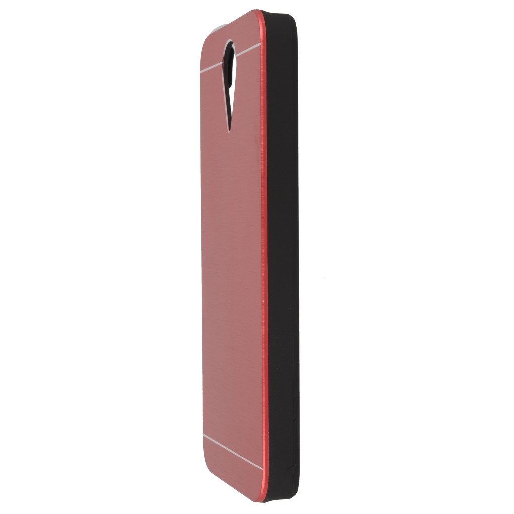 Pokrowiec etui Metal case czerwony HTC Desire 620 / 6
