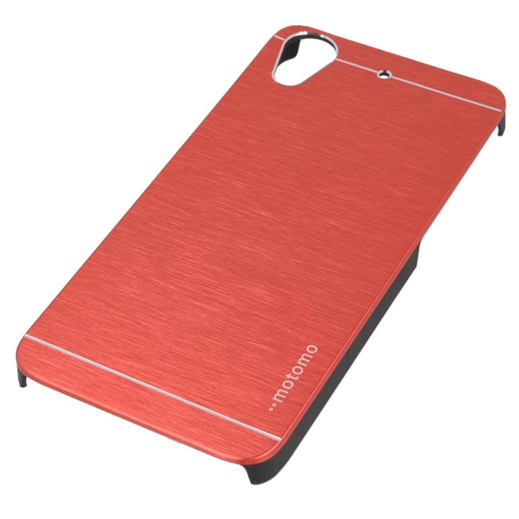 Pokrowiec etui Metal case czerwony HTC Desire 626