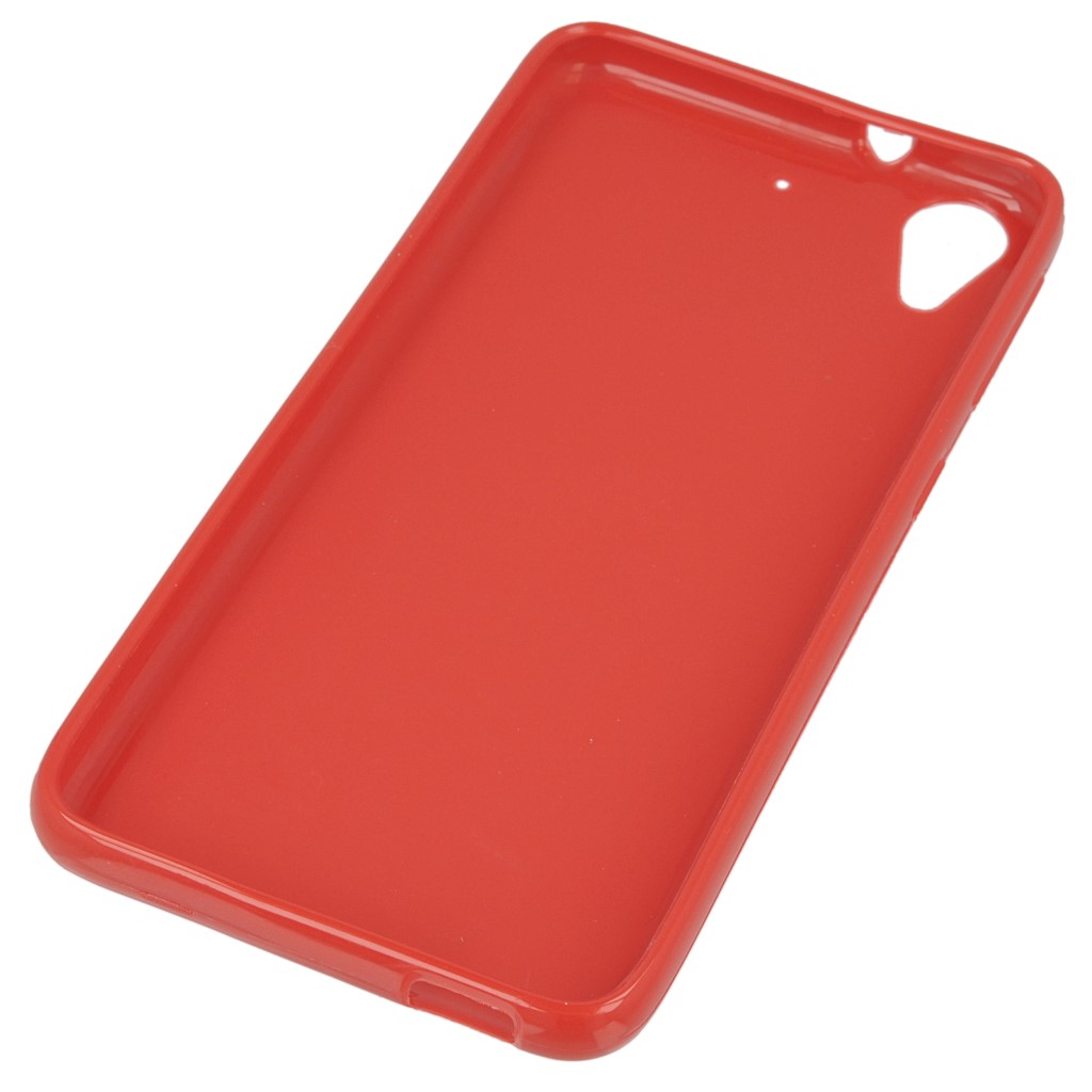 Pokrowiec silikonowe etui BACK CASE czerwone HTC Desire 626 / 3