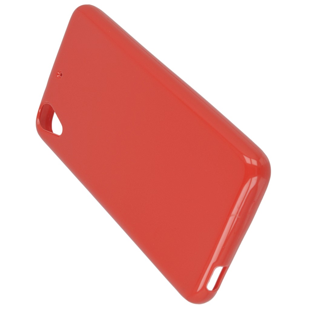 Pokrowiec silikonowe etui BACK CASE czerwone HTC Desire 626 / 5