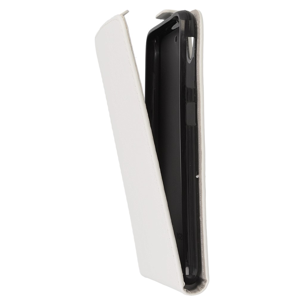 Pokrowiec z klapk na magnes Prestige Slim Flexi biay HTC Desire 626 / 8