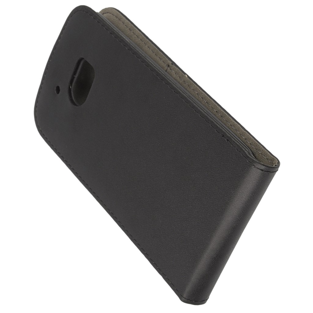 Pokrowiec z klapk na magnes Prestige Slim Flexi czarny HTC One M10 / 5