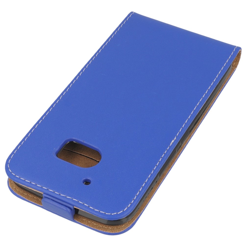 Pokrowiec z klapk na magnes Prestige Slim Flexi niebieski HTC One M10 / 4