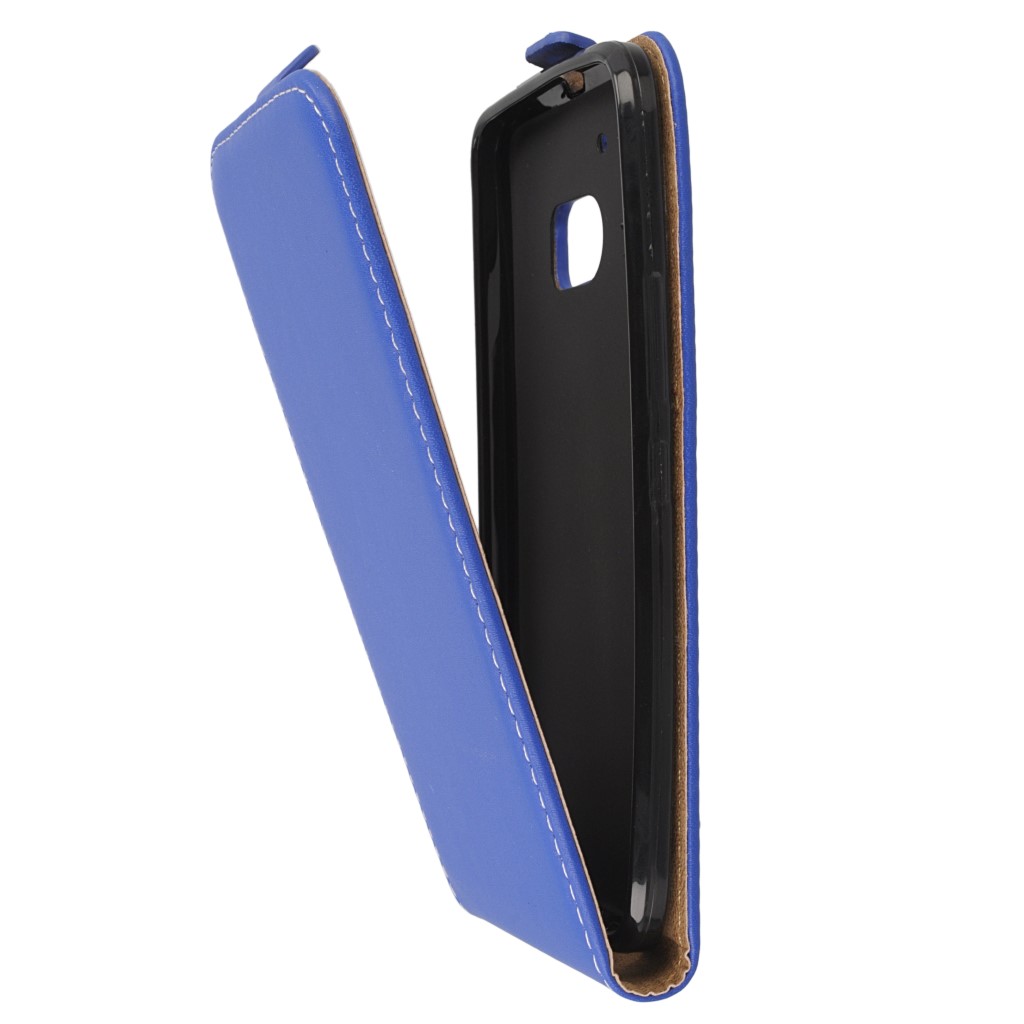 Pokrowiec z klapk na magnes Prestige Slim Flexi niebieski HTC One M10 / 7