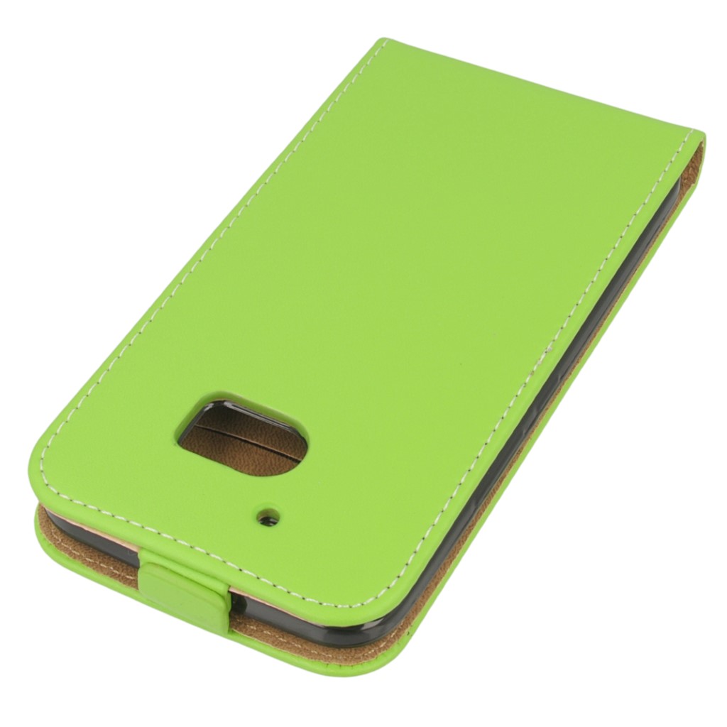 Pokrowiec z klapk na magnes Prestige Slim Flexi zielony HTC One M10 / 4