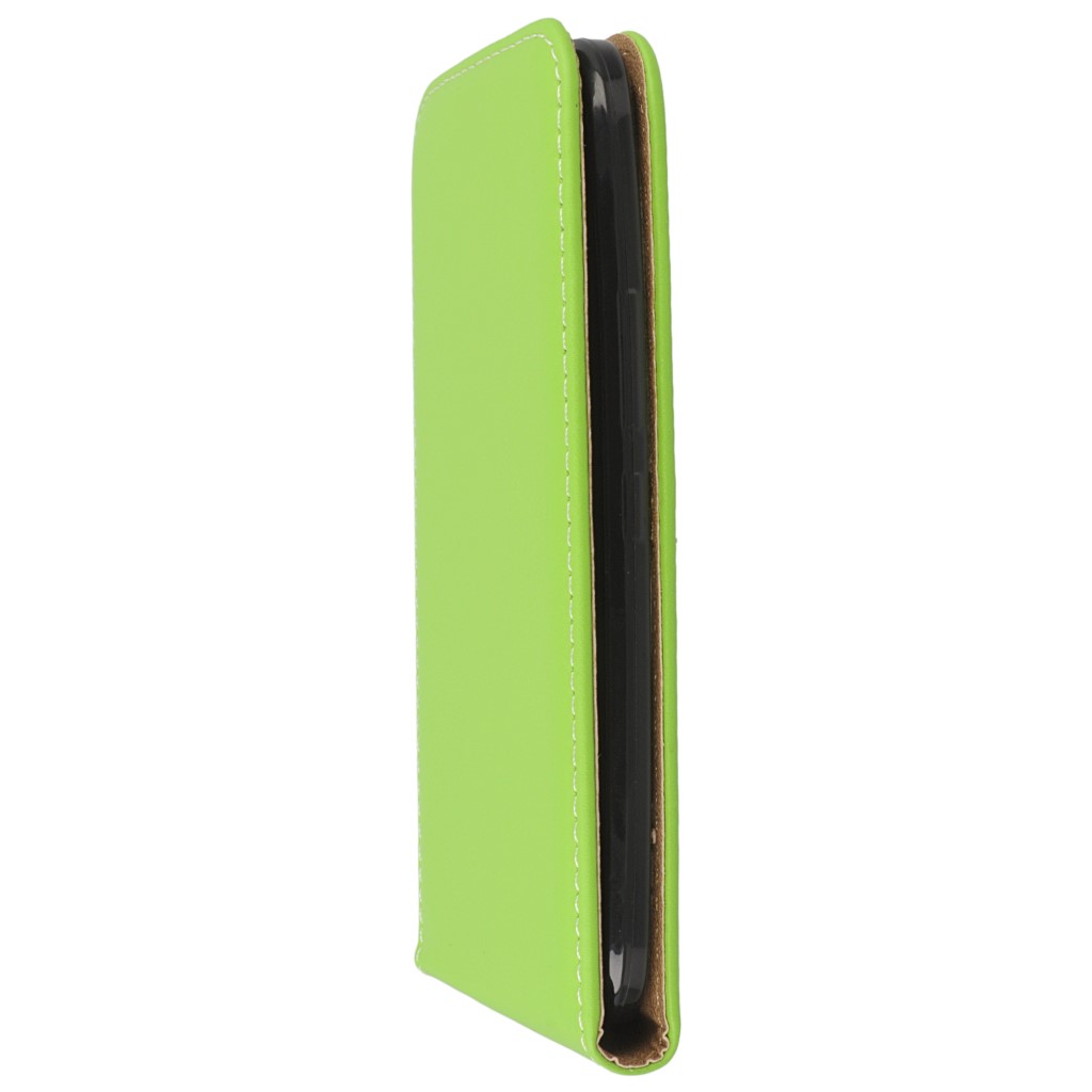 Pokrowiec z klapk na magnes Prestige Slim Flexi zielony HTC One M10 / 6