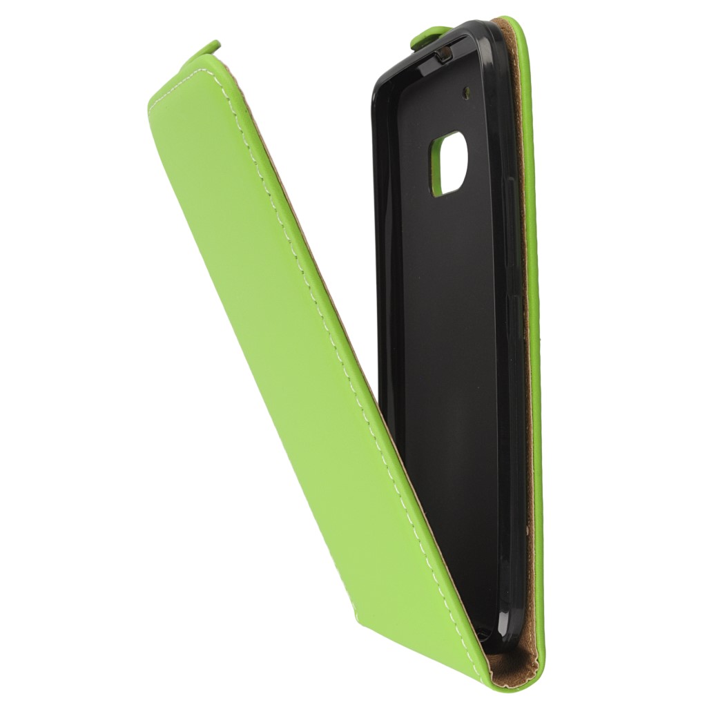 Pokrowiec z klapk na magnes Prestige Slim Flexi zielony HTC One M10 / 7