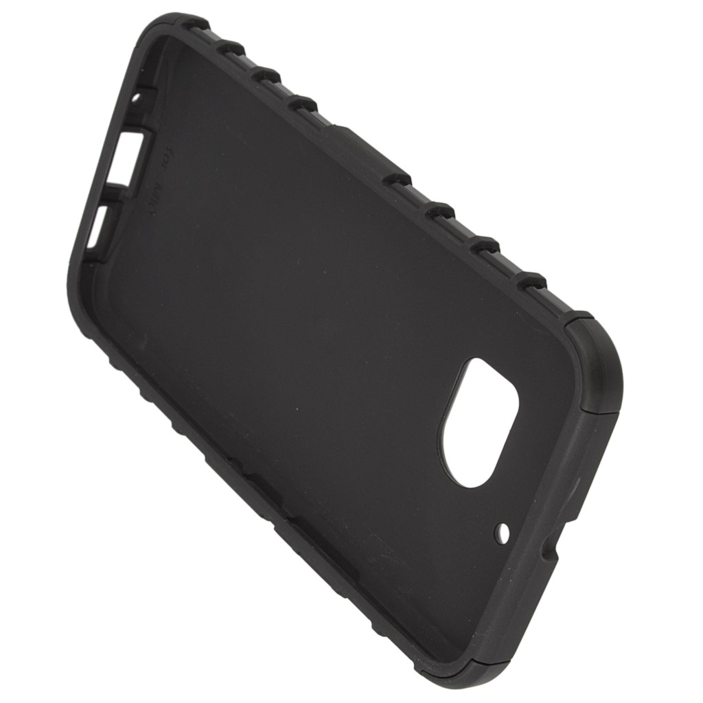 Pokrowiec etui pancerne Hybrid Case czarny HTC One M10 / 4