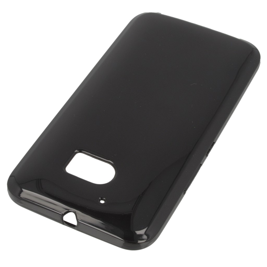Pokrowiec silikonowe etui BACK CASE czarne HTC One M10 / 2