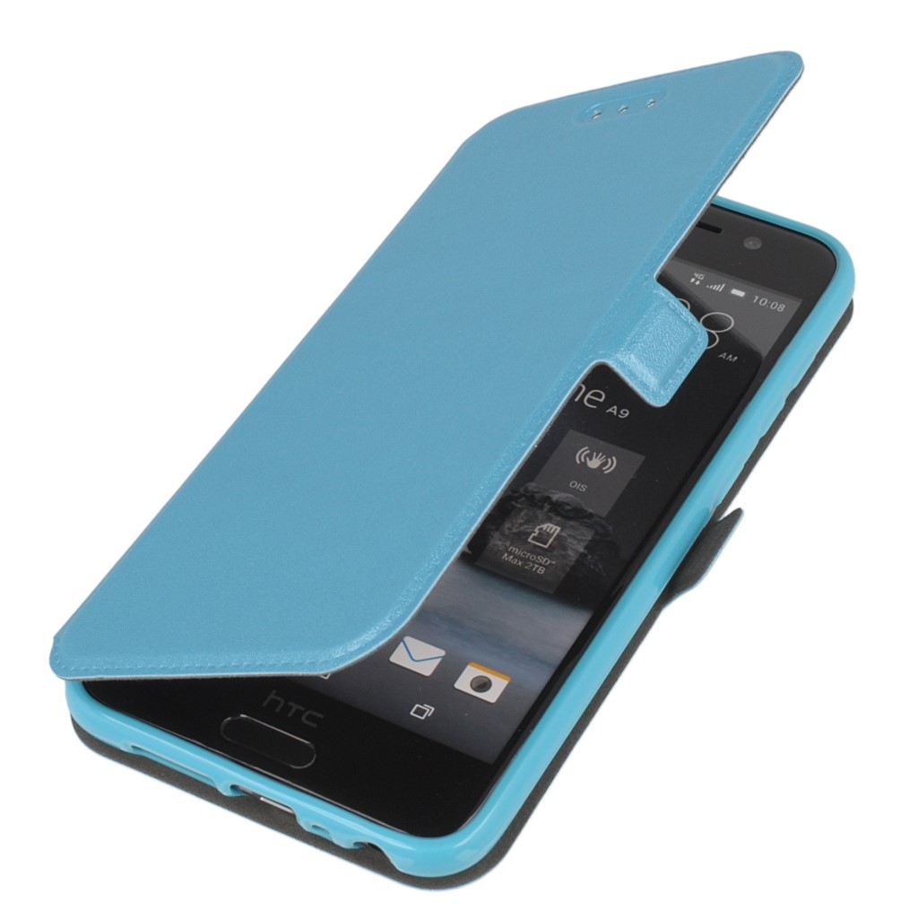 Pokrowiec etui Flexi Book niebieski HTC One A9