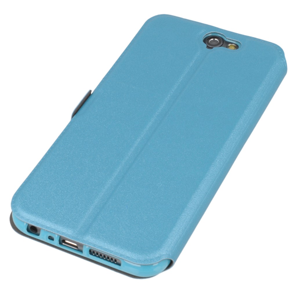 Pokrowiec etui Flexi Book niebieski HTC One A9 / 4