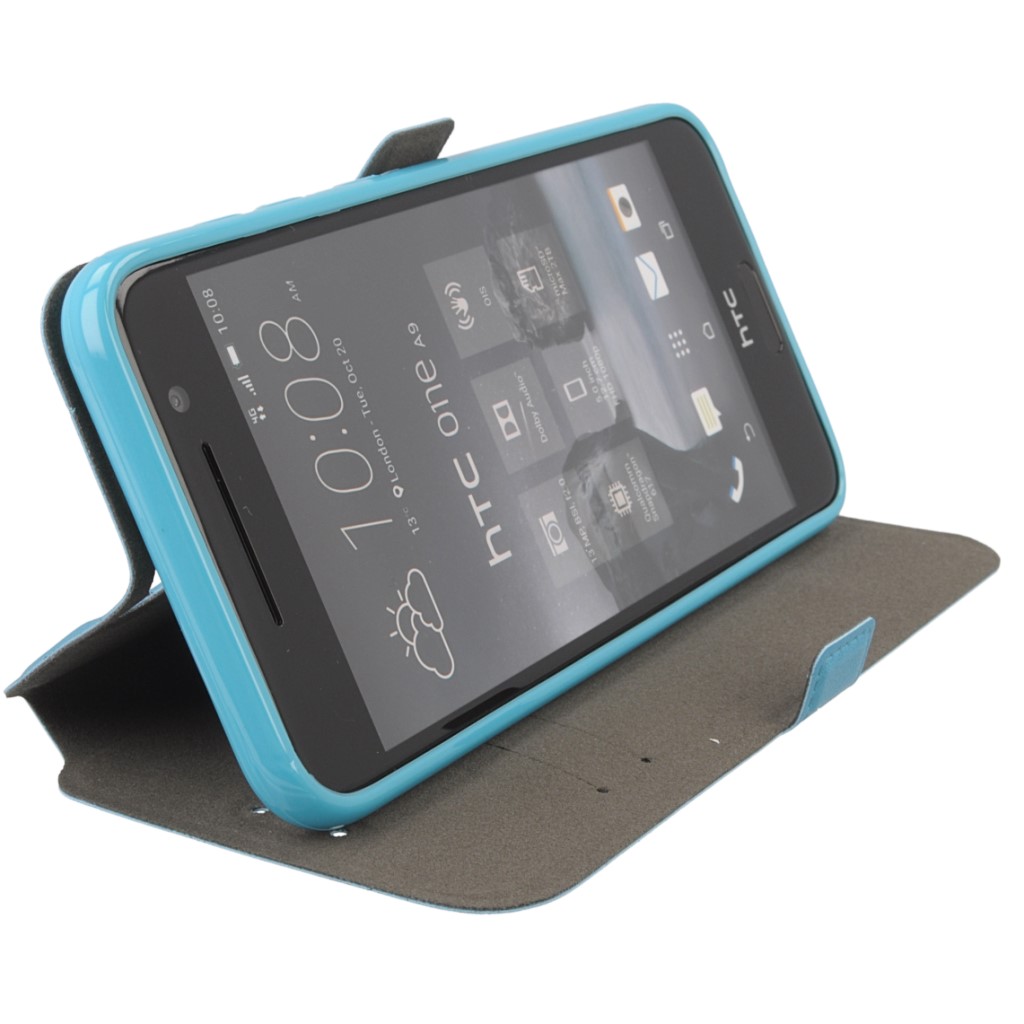 Pokrowiec etui Flexi Book niebieski HTC One A9 / 9