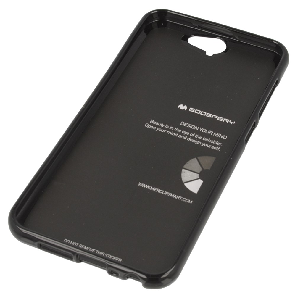 Pokrowiec etui silikonowe Mercury JELLY CASE czarne HTC One A9 / 3