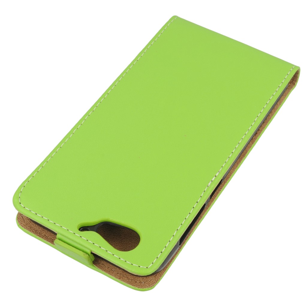 Pokrowiec z klapk na magnes Prestige Slim Flexi zielony HTC One A9s / 3