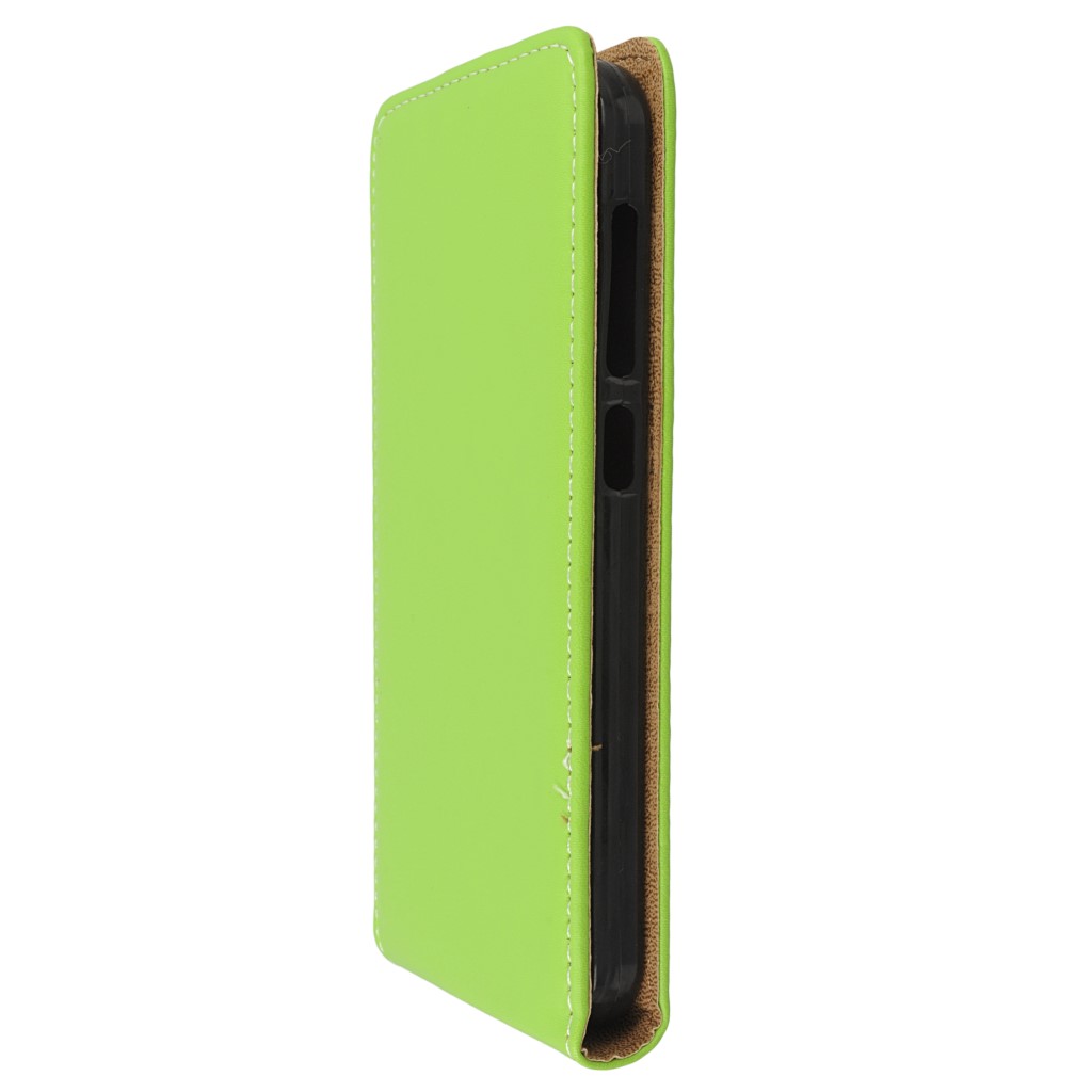 Pokrowiec z klapk na magnes Prestige Slim Flexi zielony HTC One A9s / 5