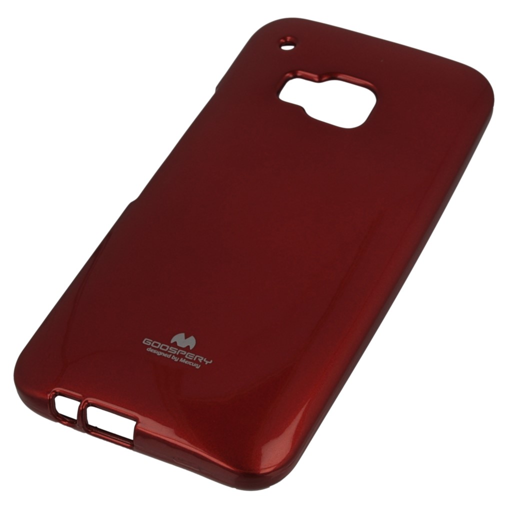 Pokrowiec etui silikonowe Mercury JELLY CASE czerwone HTC One M9 Prime CE
