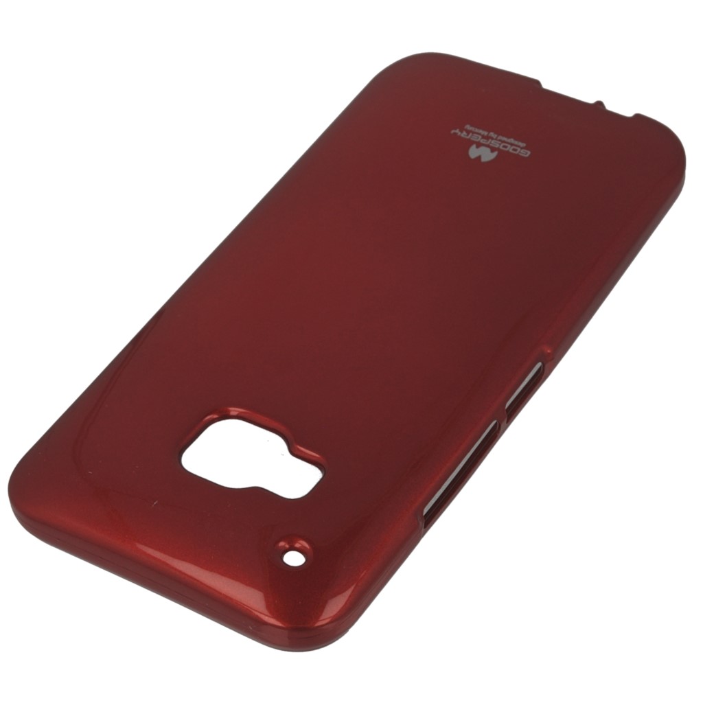 Pokrowiec etui silikonowe Mercury JELLY CASE czerwone HTC One M9 Prime CE / 2