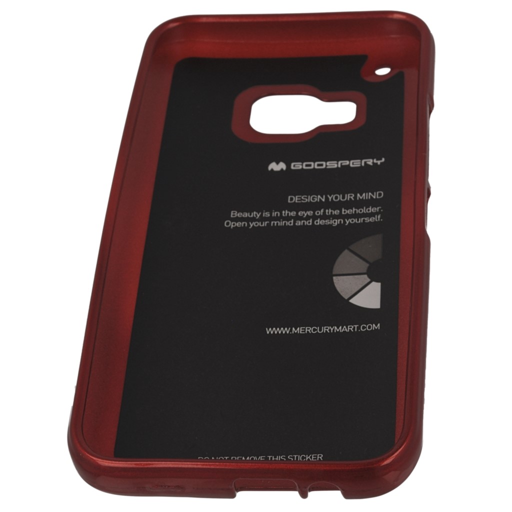 Pokrowiec etui silikonowe Mercury JELLY CASE czerwone HTC One M9 Prime CE / 6