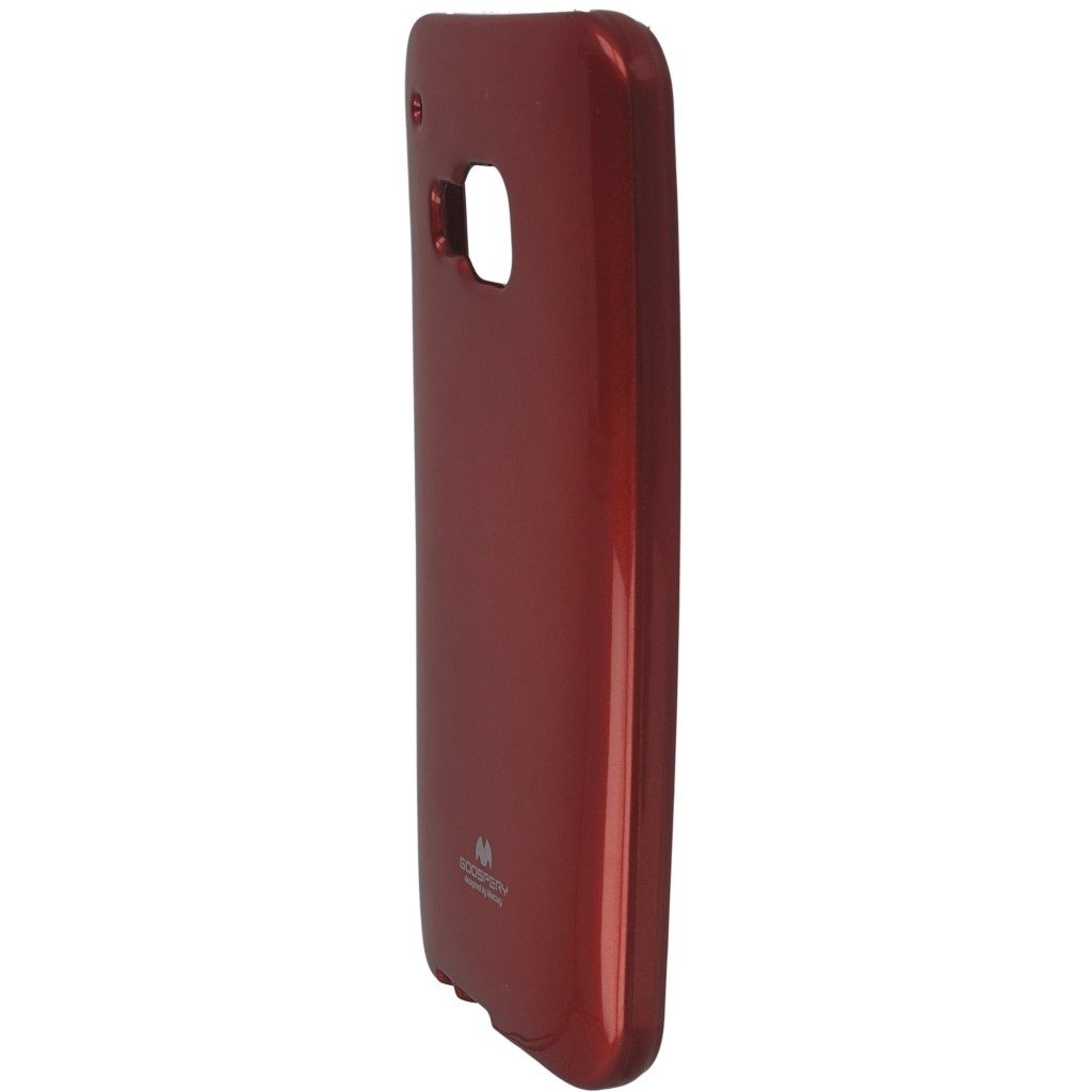 Pokrowiec etui silikonowe Mercury JELLY CASE czerwone HTC One M9 Prime CE / 7