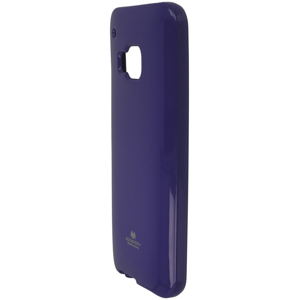 Pokrowiec etui silikonowe Mercury JELLY CASE fioletowy HTC One M8 / 5