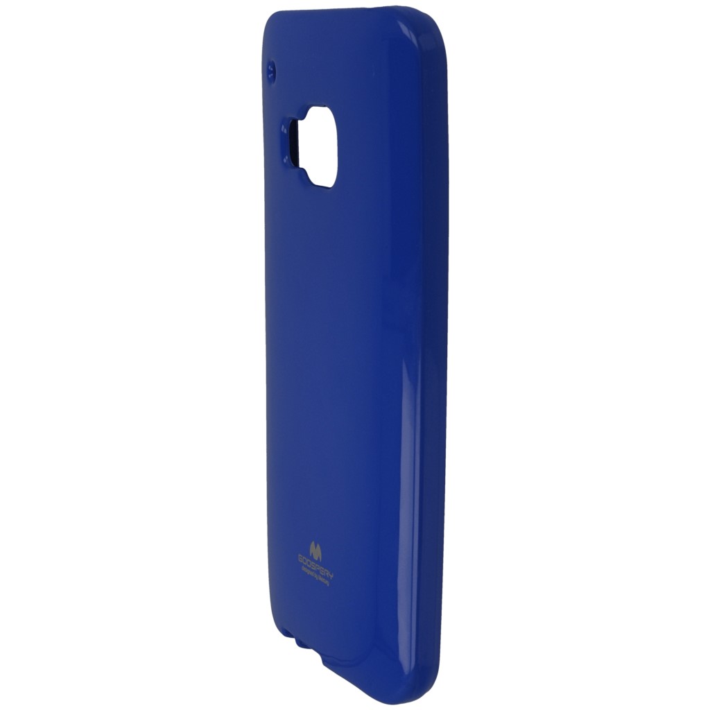 Pokrowiec etui silikonowe Mercury JELLY CASE niebieskie HTC One M9 Prime CE / 7