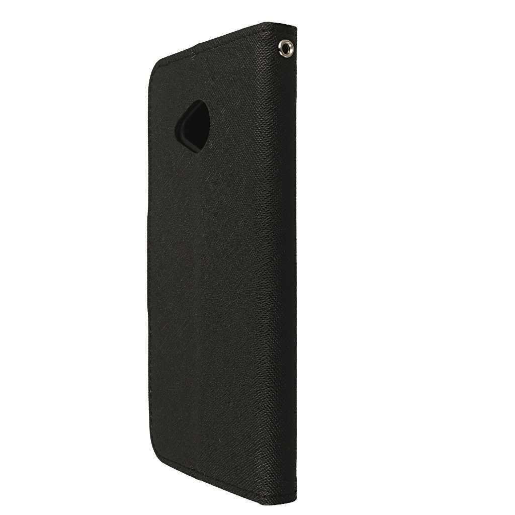 Pokrowiec etui z klapk na magnes Fancy Case czarne HTC U11 Life / 7