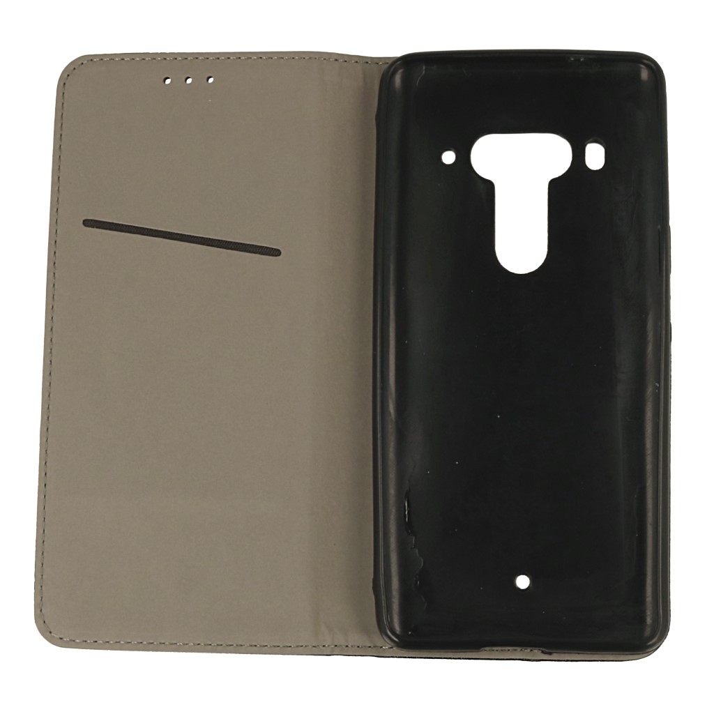 Pokrowiec etui z klapk Magnet Book czarne HTC U12+ / 4