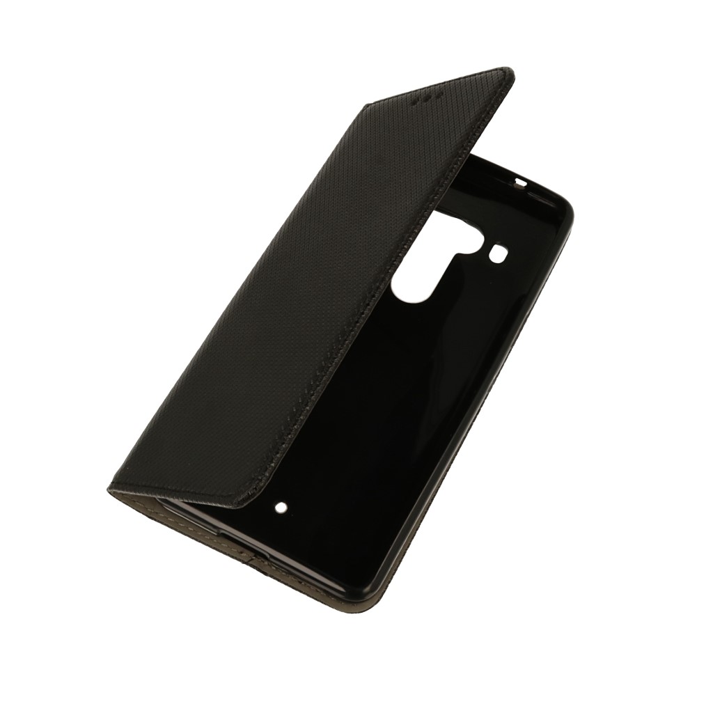 Pokrowiec etui z klapk Magnet Book czarne HTC U12