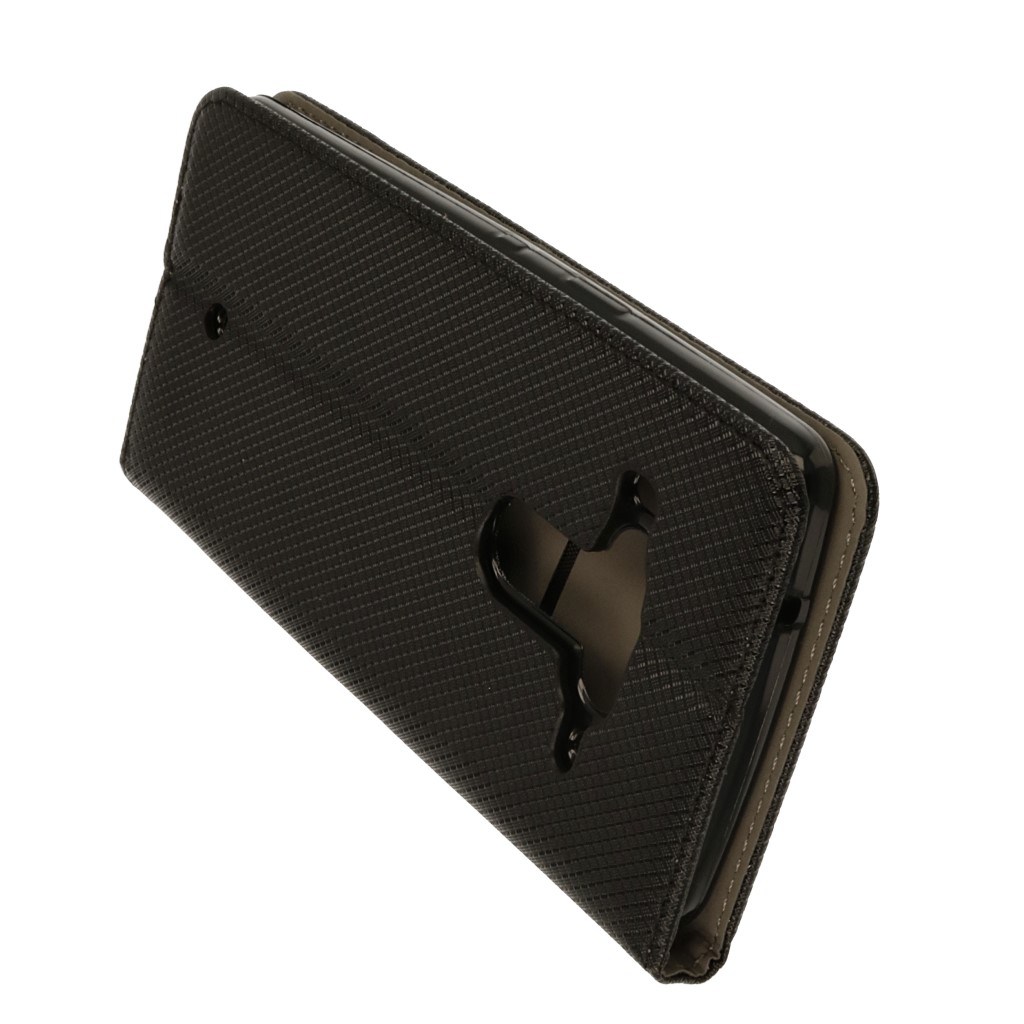 Pokrowiec etui z klapk Magnet Book czarne HTC U12 / 5