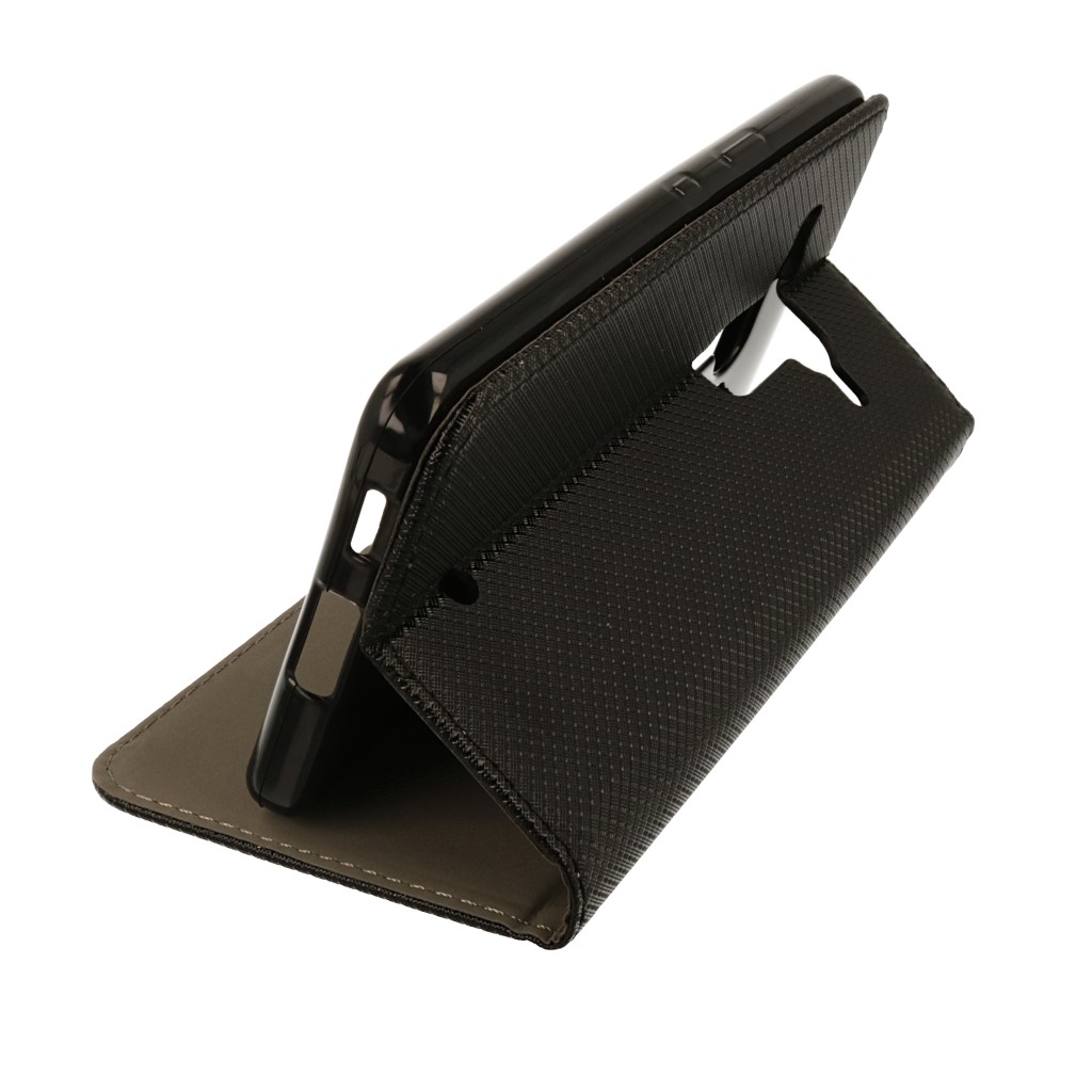Pokrowiec etui z klapk Magnet Book czarne HTC U12 / 7