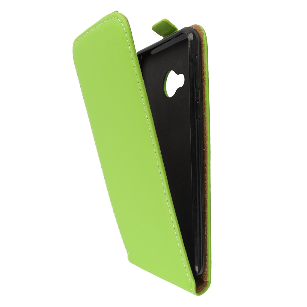 Pokrowiec z klapk na magnes Prestige Slim Flexi zielony HTC U Play / 6