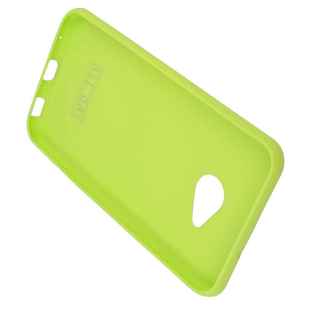 Pokrowiec etui silikonowe Jelly ROAR limonkowe HTC U Play / 4