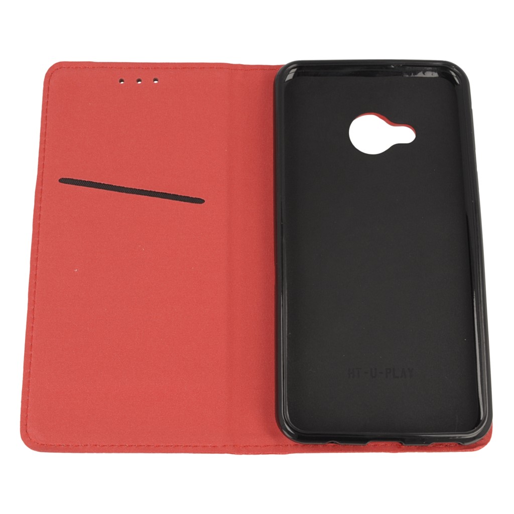 Pokrowiec etui z klapk Magnet Book czerwone HTC U Play / 8