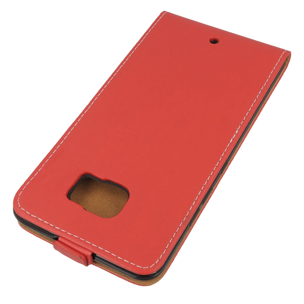 Pokrowiec z klapk na magnes Prestige Slim Flexi czerwony HTC U Ultra / 3