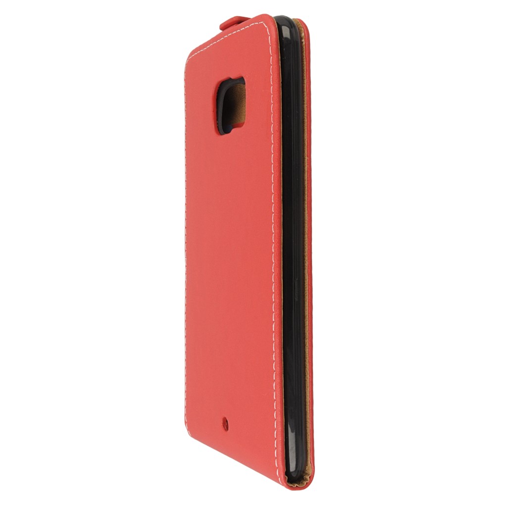 Pokrowiec z klapk na magnes Prestige Slim Flexi czerwony HTC U Ultra / 6
