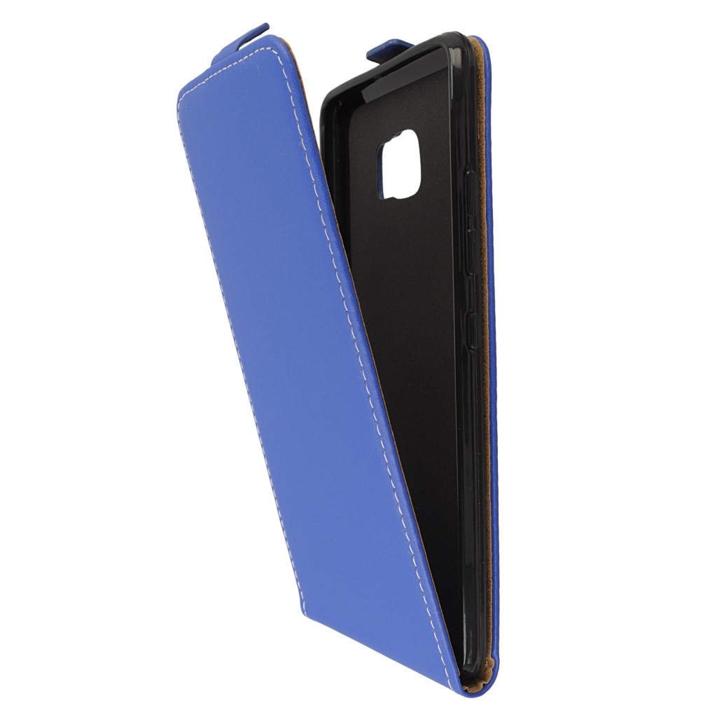 Pokrowiec z klapk na magnes Prestige Slim Flexi niebieski HTC U Ultra / 5