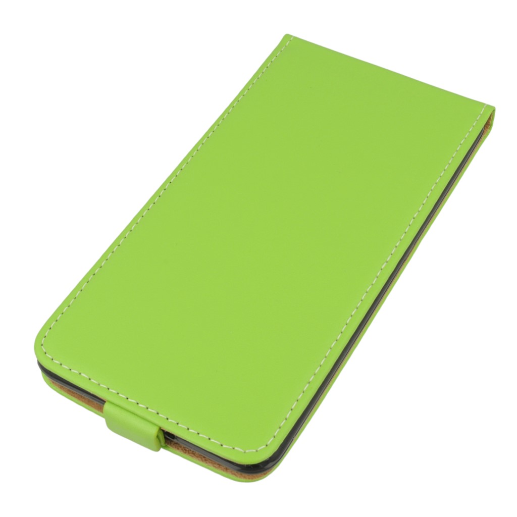Pokrowiec z klapk na magnes Prestige Slim Flexi zielony HTC U Ultra / 2