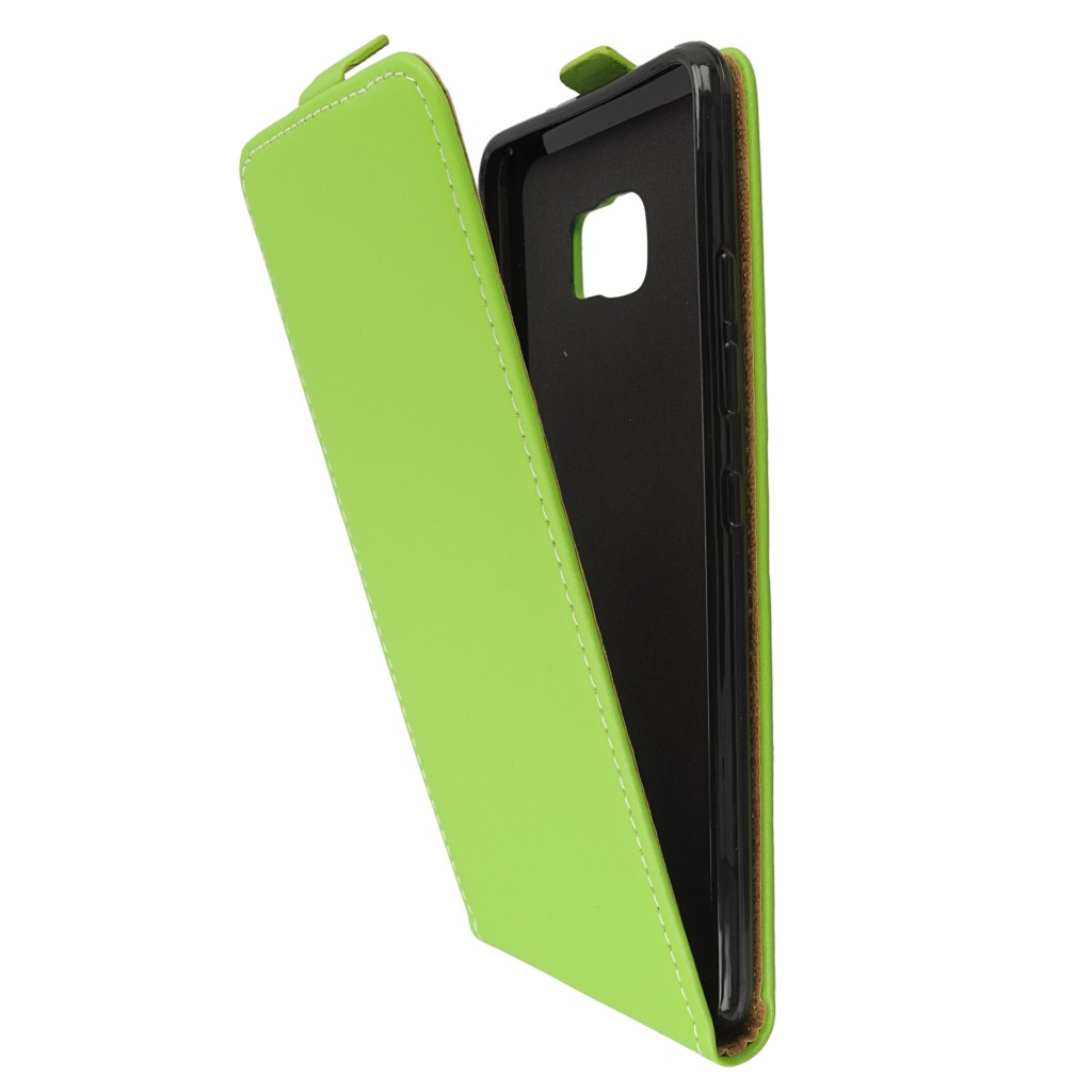 Pokrowiec z klapk na magnes Prestige Slim Flexi zielony HTC U Ultra / 6