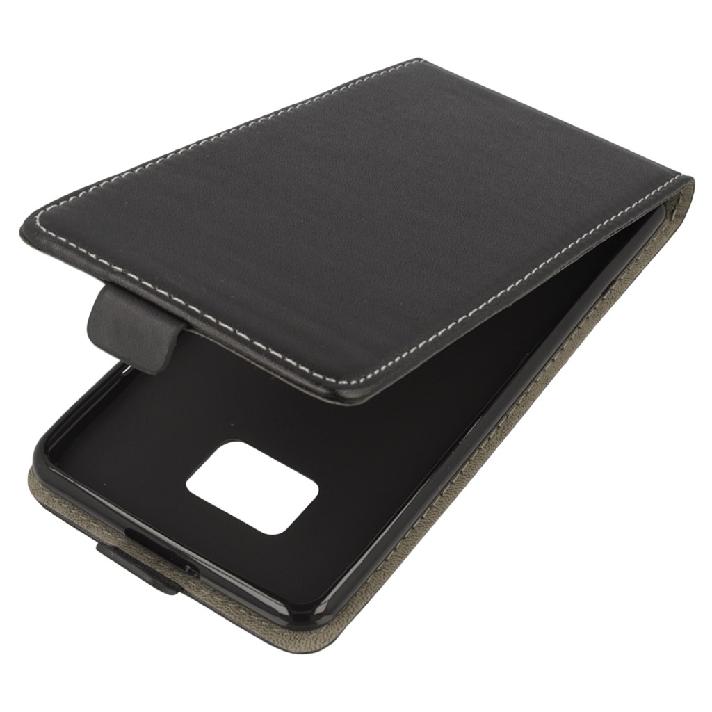 Pokrowiec z klapk� na magnes Prestige Slim Flexi czarny HTC U Ultra