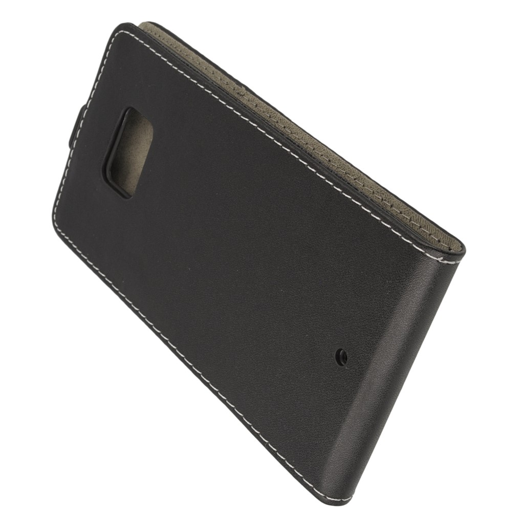 Pokrowiec z klapk na magnes Prestige Slim Flexi czarny HTC U Ultra / 4